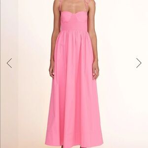Pink STAUD Landry Maxi Dress